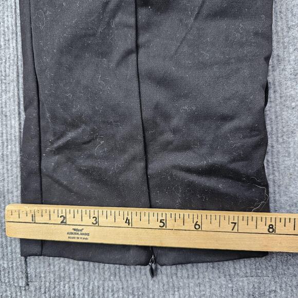 Maniere De Voir Pants Womens 6 Black Utility Cargo Straight Leg Straps Tripp Y2K - Picture 2 of 7